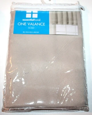 Essential Home One Solid Sand Valance 60 x 16 in. - Image 1 of 2