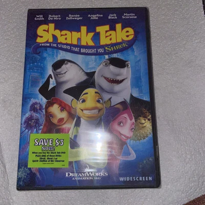 Shark Tale (2005, DVD) Widescreen Will Smith Dreamworks New Sealed Fast Shipping - Image 1 of 2