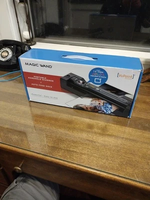 VuPoint Magic Wand Portable Handheld Scanner + Auto-Feed Dock Brand New! - Image 1 of 4