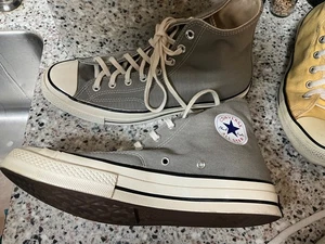 CONVERSE ALL STAR CHUCK TAYLOR HI GRAU GRÖSSE 10,5 CTAS 146975C - Bild 1 von 7