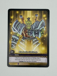 Juego de cartas coleccionables World of Warcraft Azeroth 167/361 arte extendido Rise to the Challenge - Imagen 1 de 1