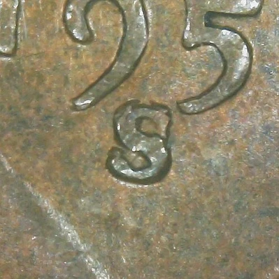 1950 S/S/S LINCOLN WHEAT CENT RPM-002 REPUNCHED MINT MARK *** FREE SHIPPING *** - Image 1 of 4