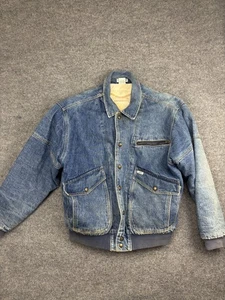 Vintage Guess Georges Marciano Jacket Mens Large Denim Workwear USA 90s Rare - Picture 1 of 9