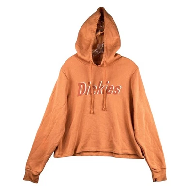 Dickies Mujer XL Naranja Sudadera con Capucha Pullover Sudadera Spellout Informal Cómoda Foto 1 de 3