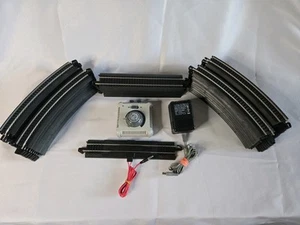 Bachmann HO 9" EZ-Trac 40 pc Curved & Straight + 9” Terminal, Transformer 46605A - Picture 1 of 10