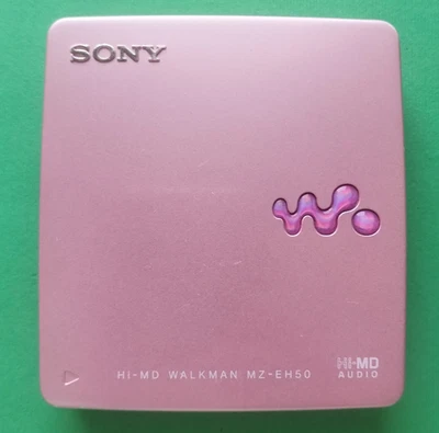 Sony MZ-EH50 Portable MiniDisc Player Pink High Definition Used - Image 1 of 4
