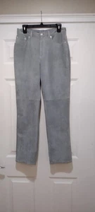 Lauren Ralph Lauren hellgraue Wildlederhose Größe 10 - Bild 1 von 5