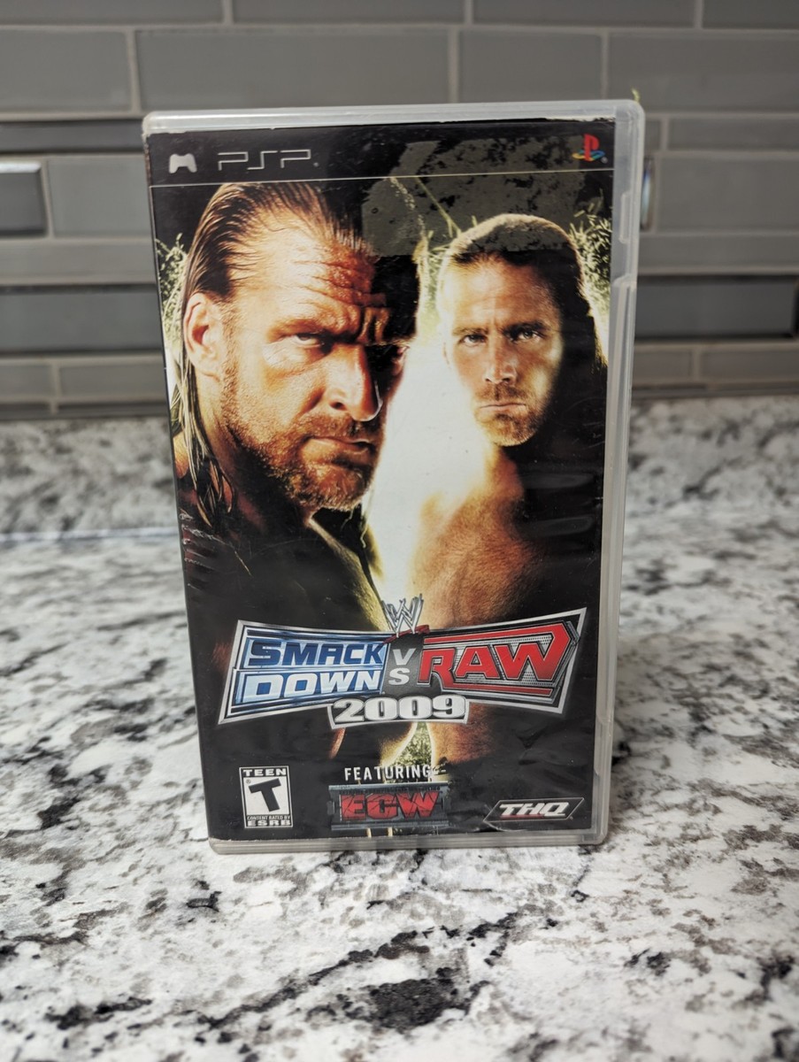 Sony PSP Wrestling WWE Smackdown vs. Raw 2009 Video Games