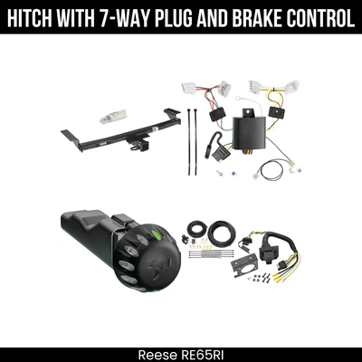 Paquete de remolque de enganche + control de freno para 09-14 Nissan Murano 44600 receptor de 2" clase 3 Foto 1 de 4