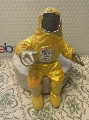 Vintage Intel Inside Pentium II MMX Iridescent Yellow Astronaut Space Man Suit - Image 1 of 4