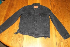 Levi Strauss Jacket Mens Medium Denim Trucker Coat Button Up Casual Classic - Picture 1 of 8