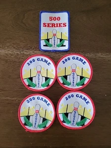 Konvolut 5 Bowling Patches Top Zustand  - Bild 1 von 2