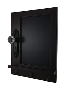 Scratch & Dent Antique Style Doorknob Distressed Finish Chalkboard Wall Hanging - Picture 1 of 3