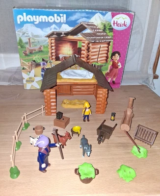Playmobil Heidi Peters Goat Hutch (70255) with original box - Image 1 of 3