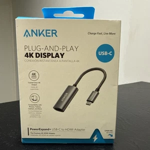 Anker PowerExpand+ Premium USB-C to 4K HDMI Display Adapter Plug & Play New - Picture 1 of 5
