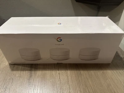Google Wifi - AC1200 Mesh Wi-Fi System - 3 Pack - Model GA02434-LA- Spanish ￼ - Image 1 of 4