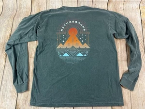 Camicia manica lunga verde Nature Backs colori comodi grande  - Foto 1 di 6