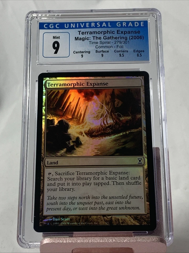 Foil CGC 9 - TERRAMORPHIC EXPANSE - Time Spiral MTG Magic the Gathering Card - Image 1 of 2