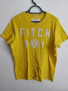 ABERCROMBIE & FITCH XXL 2XL GELB T SHIRT GUTER GEBRAUCHTER ZUSTAND - Bild 1 von 11
