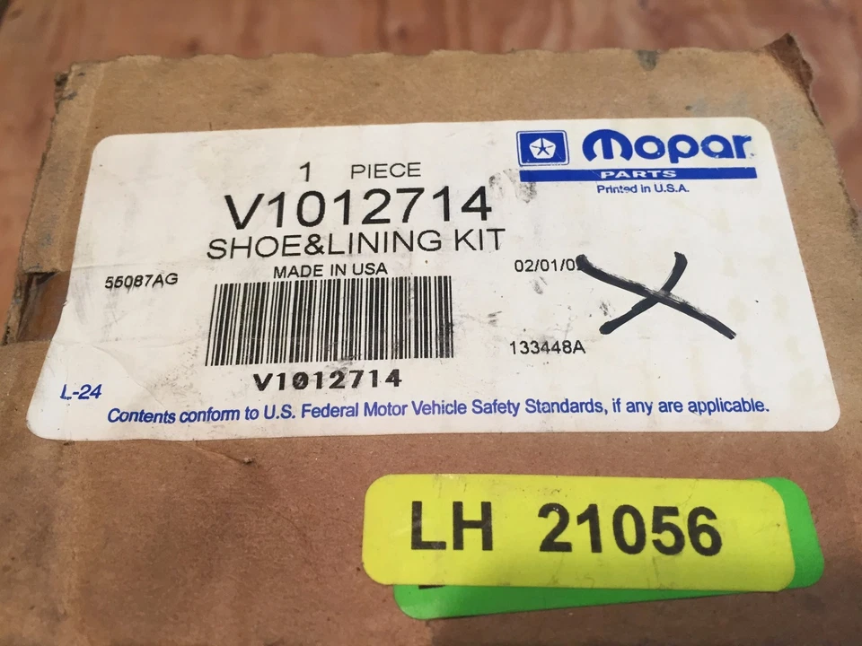91 92 93 CHRYSLER IMPERIAL DINASTÍA NEW YORKER NOS MOPAR PASTILLAS DE FRENO DE DISCO V1012714 Foto 1 de 1