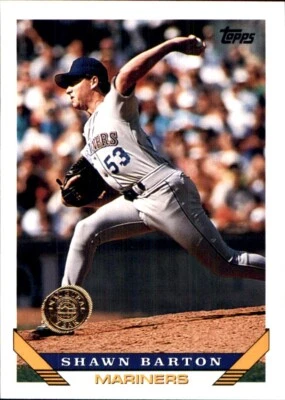 1993 Topps INAUGURAL Rockies #569 Shawn Barton SEATTLE MARINERS - Image 1 of 2