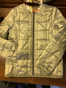 Catimini Girl Two Sides Bomber Jacket 6yr Green/ Multicolor - Picture 1 of 10