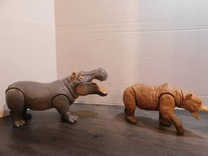 Jumanji Big Paw Bear And Massive Hippo Figures Sound WORKS! - Picture 1 of 4