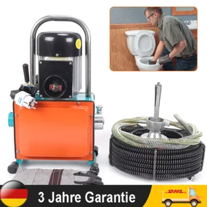 1000W Elektrische Rohrreinigungsmaschine Rohrreiniger Rohrreinigungsspirale NEU - Bild 1 von 16
