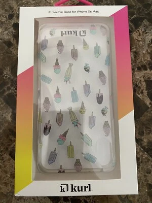 Kurl Iphone Xs Max защитный чехол мороженое прозрачный моды телефона чехол новый - Изображение 1 из 2