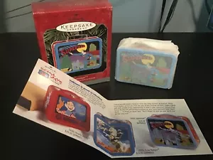 Hallmark Ornament 1998 Superman Lunch Box Pressed tin DC super hero New - Picture 1 of 2