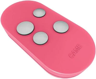 Telecomando Cancello Rolling Code 4 Canali Dual Frequency Came TOPD4RPS Pink