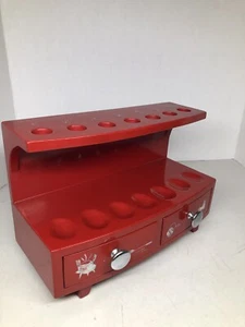 Soporte para pipa de laca coreana 7 rojo 2 cajones - Imagen 1 de 17