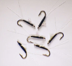RS2 Nymph Emerger Sparkle Wing Chocolate - Moscas premium de pesca con mosca de trucha - Imagen 1 de 18