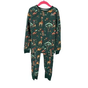 Pajamagram Personalized Kids Pajama Set Holiday Theme Green Size 10 - Picture 1 of 12