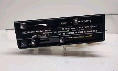 Toyota Cressida 1981 1982 control de temperatura aire acondicionado calefacción tablero térmico fabricante de equipos originales Foto 1 de 4