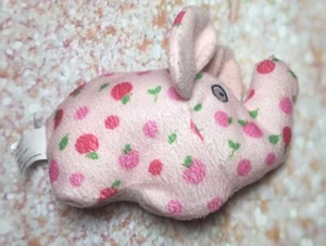 Kellytoy Plüschtier rosa Elefant Stofftier weiches Babyspielzeug 7 Zoll Apfelmuster 2017 - Bild 1 von 3