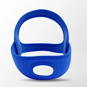 Chin Straps Stop Snoring Anti Snore Belt Anti Apnea Jaw Support Belt Black/Blue - Picture 1 of 11