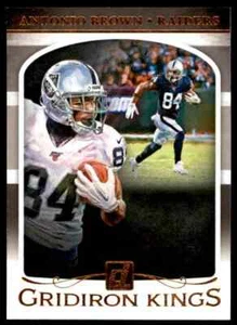 2019 Panini Donruss Antonio Brown Gridiron Kings #GK-3 - Picture 1 of 2
