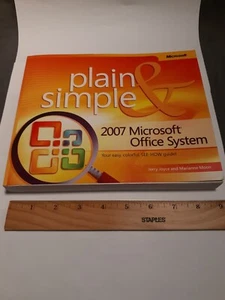 Microsoft Office 2007 Plain and Simple by Marianne Moon Paperback Book The Fast - Picture 1 of 7