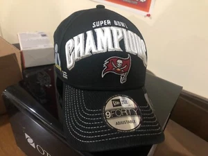 Tampa Bay Buccaneers New Era SB LV Champions Locker Room 9FORTY Hat OSFM - Picture 1 of 2