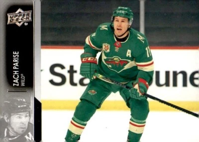 2021-2022 Upper Deck Hockey #91 Zach Parise Minnesota Wild Series 1 - Image 1 of 2