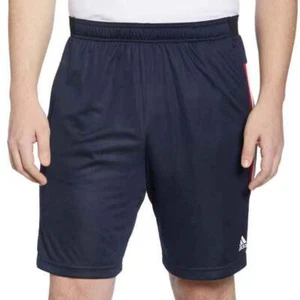 Adidas Aeroready Men Active Shorts With Zipper Pockets Blue S - Picture 1 of 4