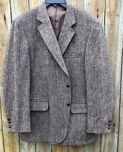 VIntage American Craftsmen HARRIS TWEED 100% Scottish Wool Blazer MENS SZ 40R - Picture 1 of 10