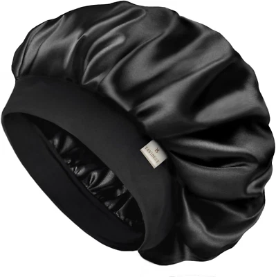 Bonnet for Men Hair Bonnet for Sleeping Double Layer Satin Bonnets for Black Wom - Image 1 of 4