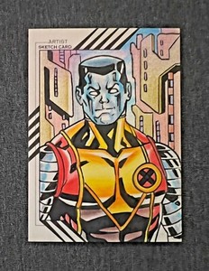 2015 Marvel Retro COLOSSUS Cleber Lima Sketch Card Artist Variant Art Insert