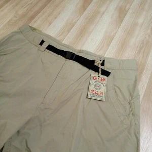 G & M Sugar Mountain Hiking Canvas Shorts Mens 42 Khaki - Picture 1 of 12