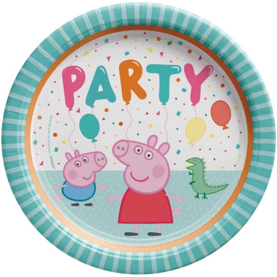 Platos de fiesta confeti Peppa Pig 9" 8CT Foto 1 de 1