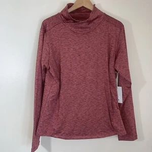 Etonic Shirt Womens XL Pink High Neck Pockets Breathable Athleisure Golf Tennis - Picture 1 of 10