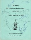 1965 Programme de basketball Green Bay Packers signé par Henry Jordan 7 Plus