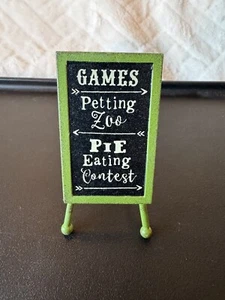 Miniature Fairy Garden Fair Fun Sign - 9 Inches - Picture 1 of 5